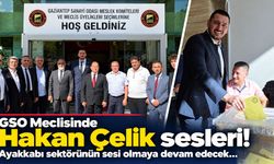 GSO Meclisinde Hakan Çelik sesleri! Ayakkabı sektörünün sesi olmaya devam edecek…