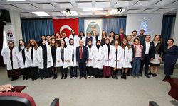 GAÜN kimya bölümünde ilk kez beyaz önlük giyme töreni düzenlendi