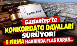 Gaziantep’te Konkordato Davaları sürüyor! 6 firma hakkında flaş karar…