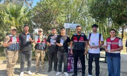 Gaziantep’te jandarma ekipleri öğrencileri bilgilendirdi