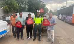 Gaziantep Jandarmasından farkındalık çalışması! Trafik güvenliği anlatıldı