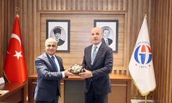 YÖK Başkanı Özvar’dan GAÜN Rektörü Doğan’a ziyaret