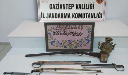 Gaziantep'te tarihi eser operasyonu: 1 gözaltı