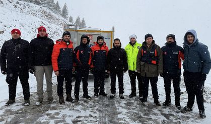 Nurdağı Kaymakamı Erciyas, karla mücadele ve yardım faaliyetlerini yerinde inceledi