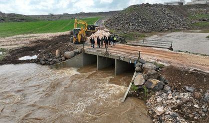 Gaziantep’in komşu ilinde selden zarar gören menfezler onarıldı!