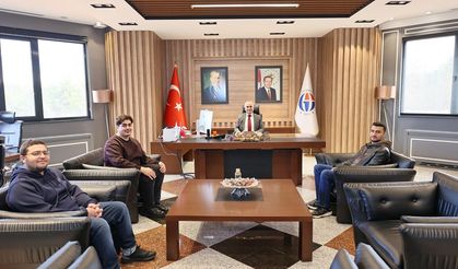 GAÜN Rektörü Doğan Lübnanlı öğrencilerle bir araya geldi
