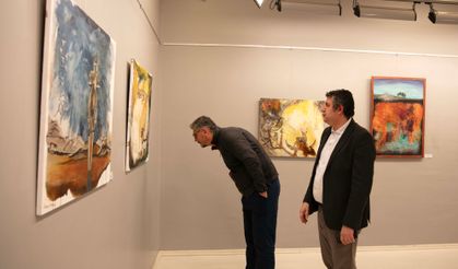 Ressam Bünyamin Ağbal SANKO Sanat Galerisi’nde sergi açtı