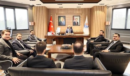 GAÜN’de Genç MÜSİAD Gaziantep yönetimi ile iş birliği görüşmesi