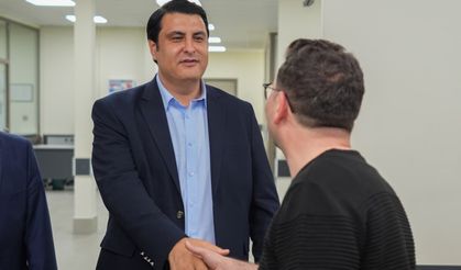 Umut Yılmaz, Şehitkamil Belediyesi personeli ile bayramlaştı