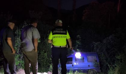 Freni patlayan araç bahçeye uçtu! Sürücü yaralandı
