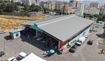 Kahramanmaraş’ta sosyete pazarı yeni yerinde hizmet vermeye başladı