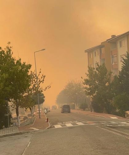 Şehir merkezi dumanlara teslim oldu, sokaklar boşaltılıyor