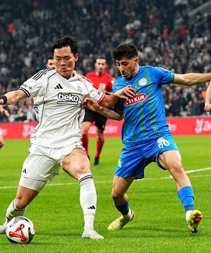 Beşiktaş: 4 - Çaykur Rizespor: 1 (Maç Özeti)