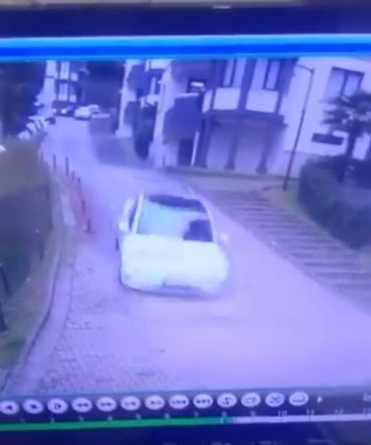 Elektrikli araç otoparkı savaş alanına çevirdi (VİDEO HABER)