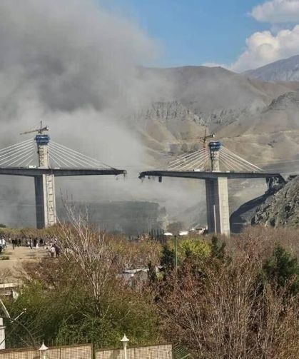 ABD-İsrail İran’ın en yüksek köprüsünü vurdu: Ölüler var!