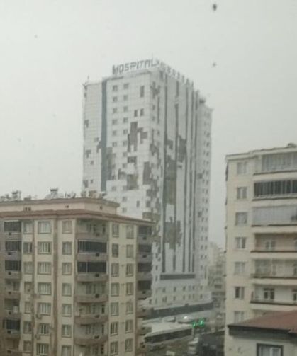 Sağanak ve fırtına Gaziantep'te Hastaneye büyük zarar verdi