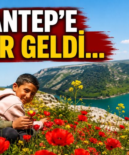 Gaziantep’e bahar geldi…