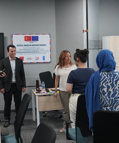 UNDP temsilcileri DİGEM’de yürütülen eğitim çalışmalarını inceledi