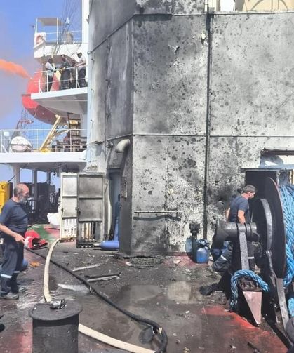 Türk kuru yük gemisine saldırı