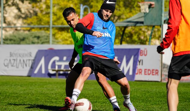 Gaziantep FK, MKE Ankaragücü maçının hazırlıklarını sürdürüyor