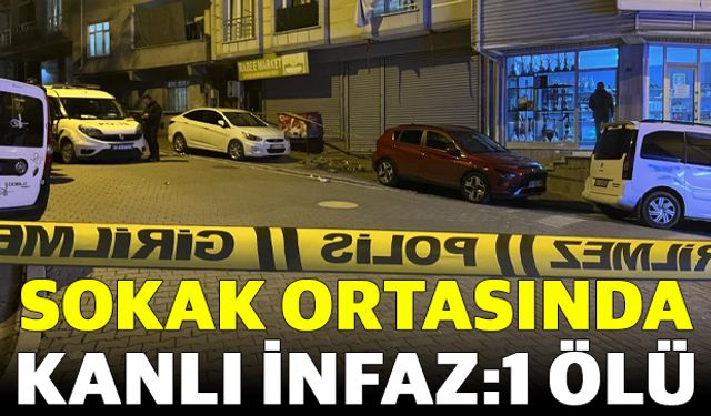 Sokak ortasında silahla vurulan şahıs hayatını kaybetti