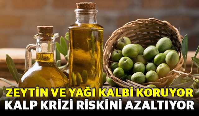Zeytin ve yağı kalbi koruyor, kalp krizi riskini azaltıyor