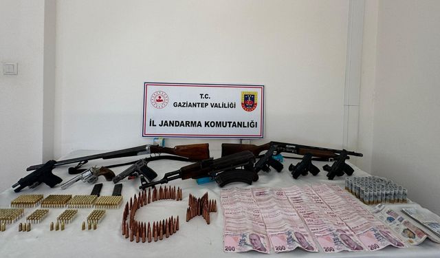 Gaziantep’te “MERCEK” Operasyonu: Kaçak Silah Ele Geçirildi!