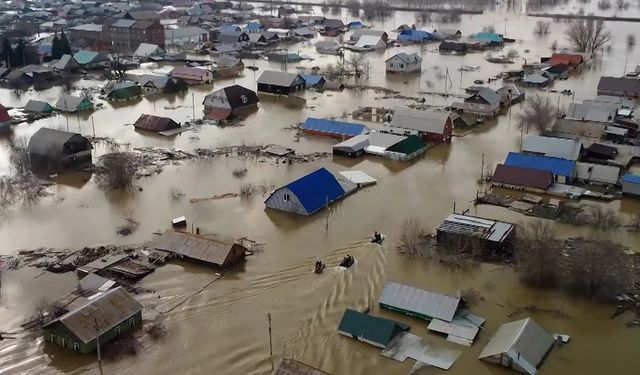 Kazakistan'da Sel Nedeniyle Tahliyeler Devam Ediyor