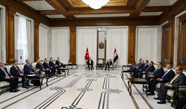 Cumhurbaşkanı Erdoğan Irak’ta: O anlaşma için imzalar atıldı