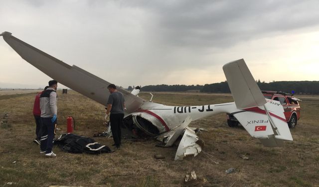 Bursa'da eğitim uçağı düştü: 2 pilot hayatını kaybetti