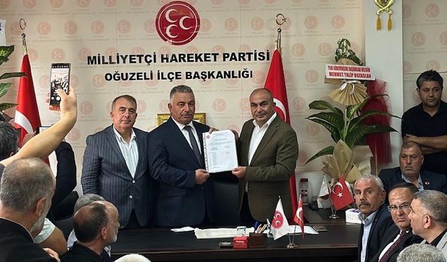 Gaziantep’te MHP’ye Yeni İlçe Başkanı Atandı