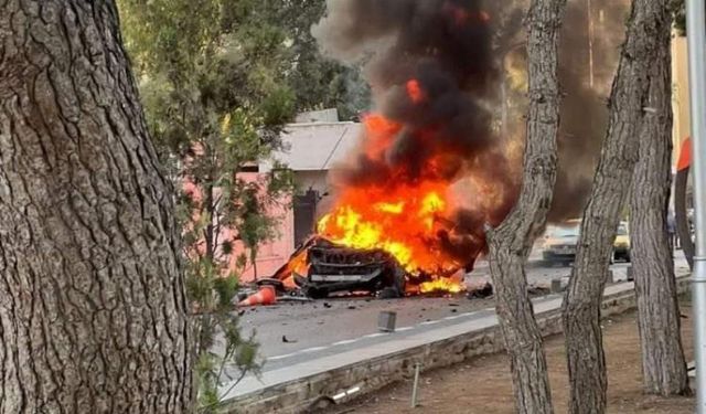 Şam'da araca füze saldırısı: 2 ölü, 3 yaralı