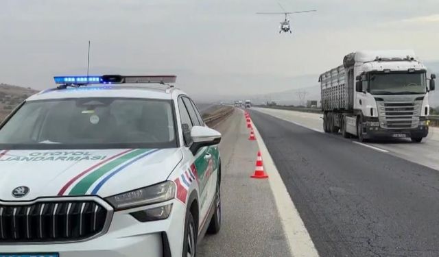 Gaziantep Jandarmasından Otoyolda Trafik Denetimi