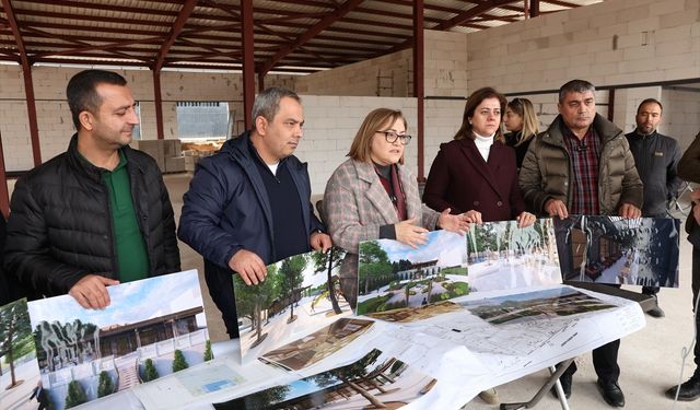 Gaziantep Büyükşehir Belediye Başkanı Şahin, Emekliler Lokali inşaatını inceledi