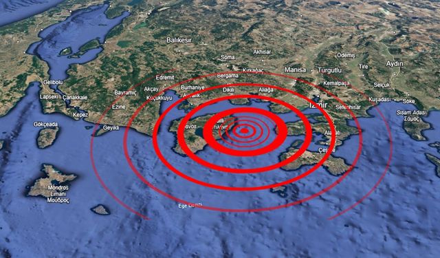 Son dakika; İzmir'de Korkutan Deprem!