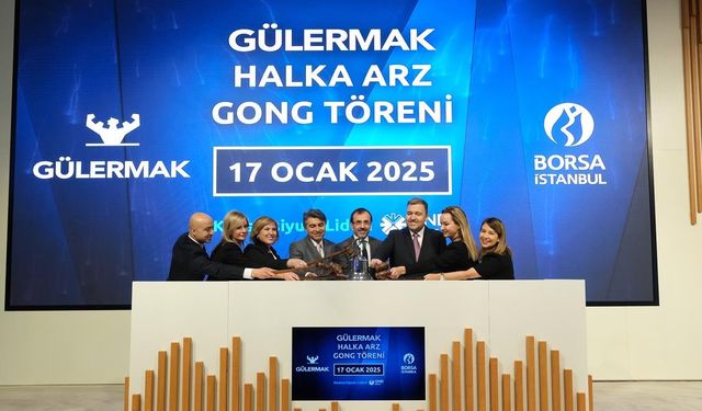 Borsa İstanbul'da gong Gülermak için çaldı