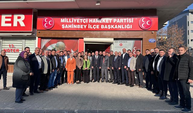 Sermet Atay,  Gaziantep’te teşkilatlarla buluştu!