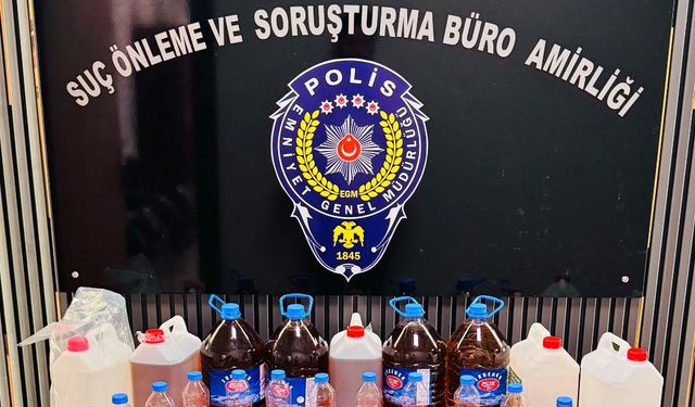 Gaziantep’te Sahte Alkol Ele Geçirildi