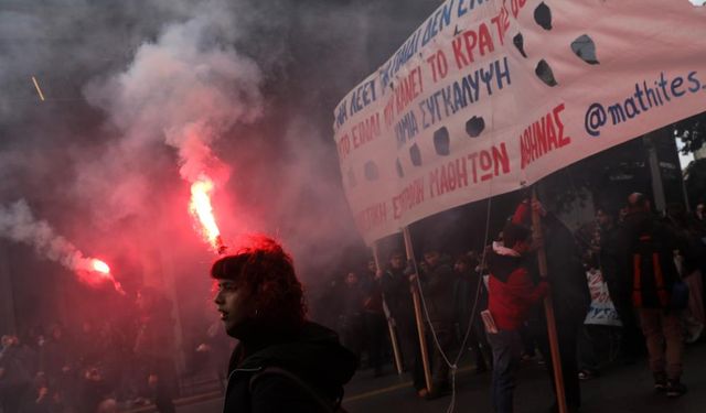 Yunanistan’da 2023’teki Tempi tren kazası protestoları sürüyor