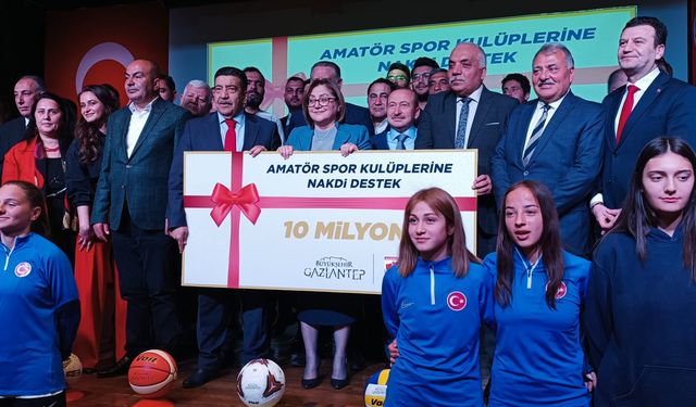 Büyükşehir’den Amatör Spor Kulüplerine 10 milyon TL’lik destek! Spor Şehri Gaziantep!