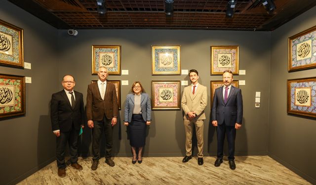 Gaziantep'te Esma-i Hüsna Hat Sergisi açıldı