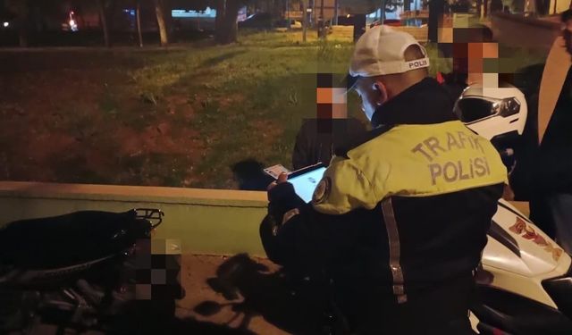 Gaziantep’te motosiklet sürücülerine ceza yağdı!