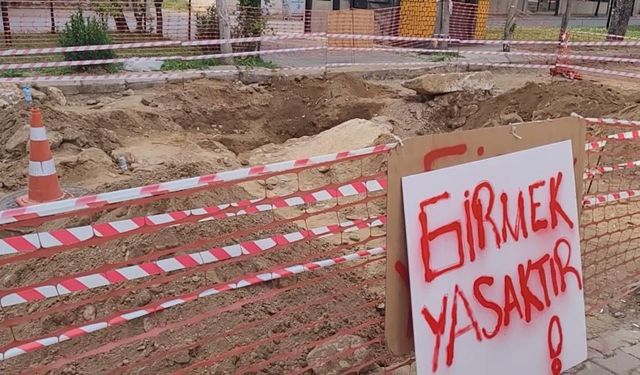 Yol çalışmasından tarih fışkırdı, bölgede çalışmalar durduruldu