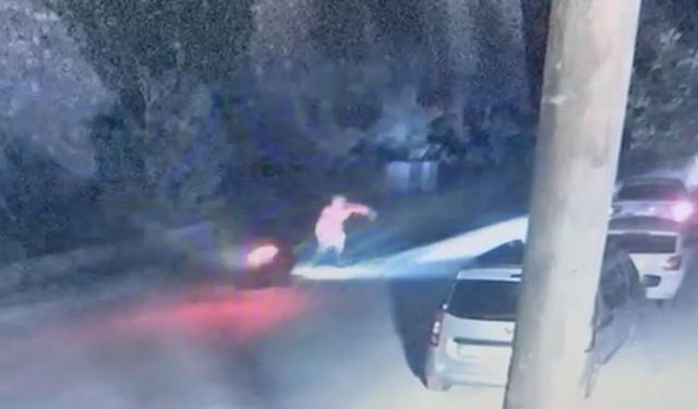 Operasyonda polise çarpıp kaçtılar