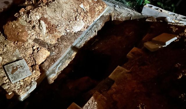 Gider borusunu tamir ederken göçük altında kaldı