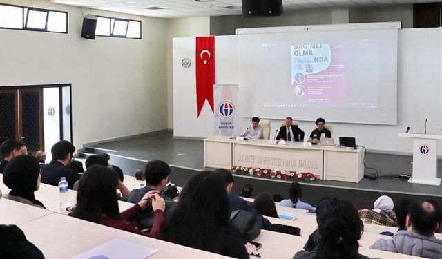 GAÜN’de "Bağımlı Olma Farkında Ol" Söyleşisi
