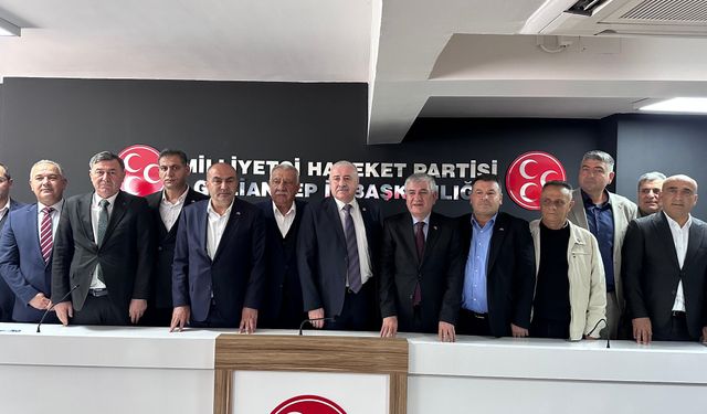 MHP Gaziantep’e büyük katılım! YRP’li Meclis Üyeleri MHP’ye geçti…