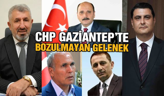 CHP Gaziantep’te bozulmayan gelenek! İşte CHP’den istifa eden belediye başkanları…