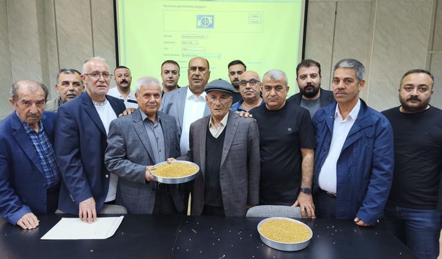 Yılın ilk buğdayı GTB'de alıcı buldu
