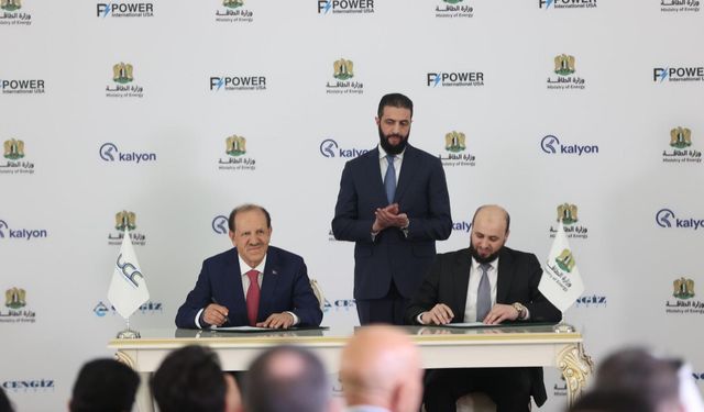 Suriye'nin enerji sektörüne 7 milyar dolarlık yatırım! İmzalar atıldı